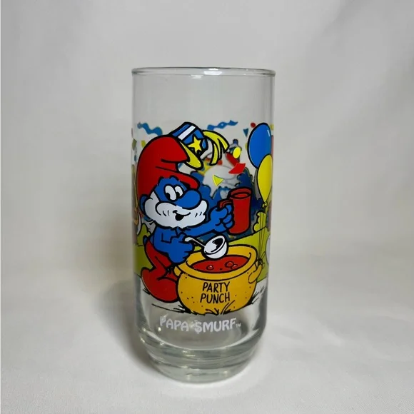 Vintage Smurf Glasses from 1982-1983, lot of 13 - Picture 13 of 16
